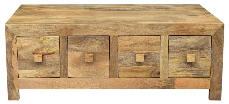 RAAVI Konferenčný stolík HINA 110x60 cm masív/mangovník RA0043
