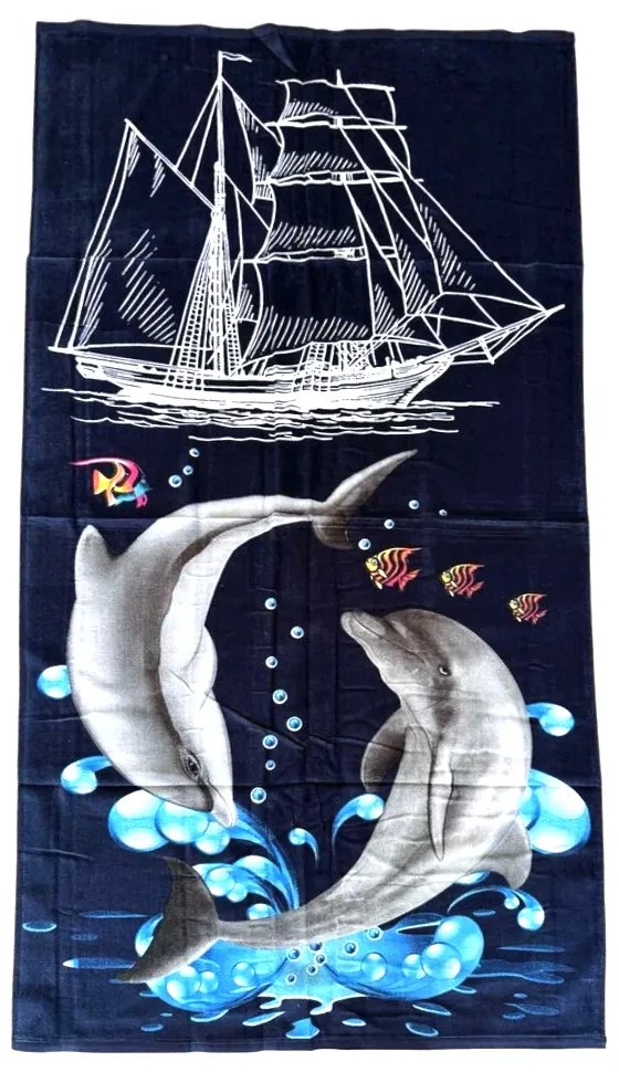 Plážová osuška FUNNY DELF 70x140 cm