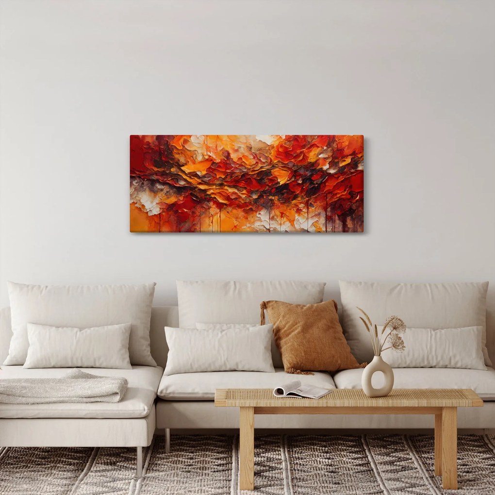 Obraz - Abstrakcia (120x50 cm)