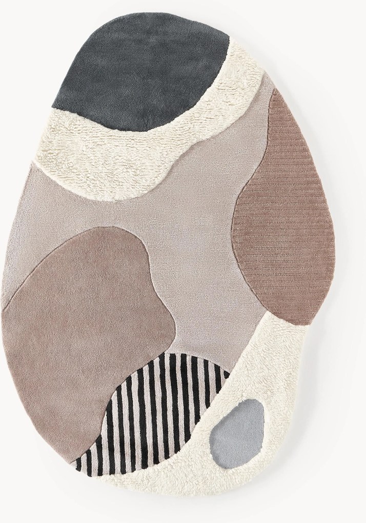 Ručne tuftovaný vlnený koberec Silas