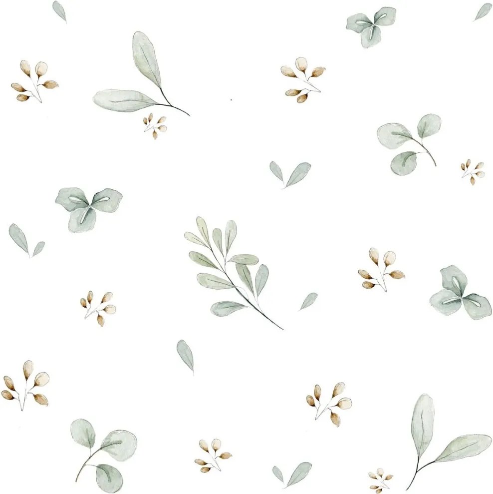 Tapeta minimalistické lístočky 280x50 cm