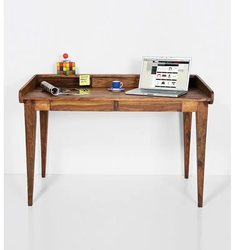Písací stôl 130x85x70 indický masív palisander Super natural