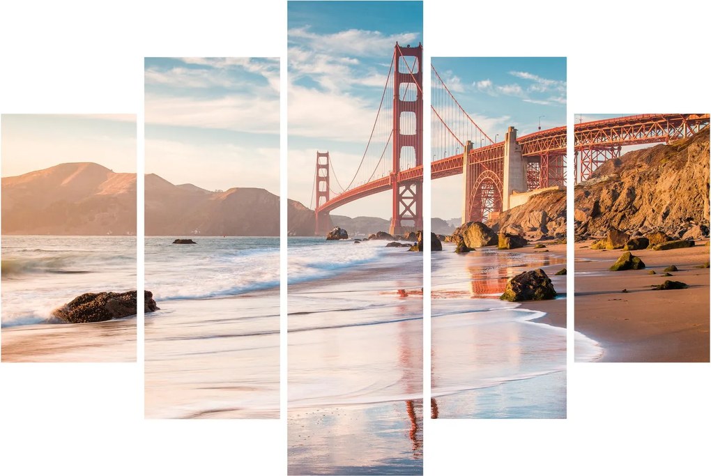Obraz - Golden Gate Bridge (150x105 cm)