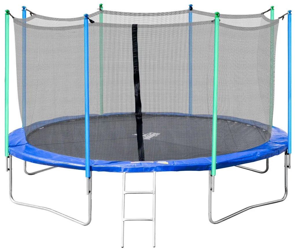 Trampolína Jumper 366 cm - čierna / modrá