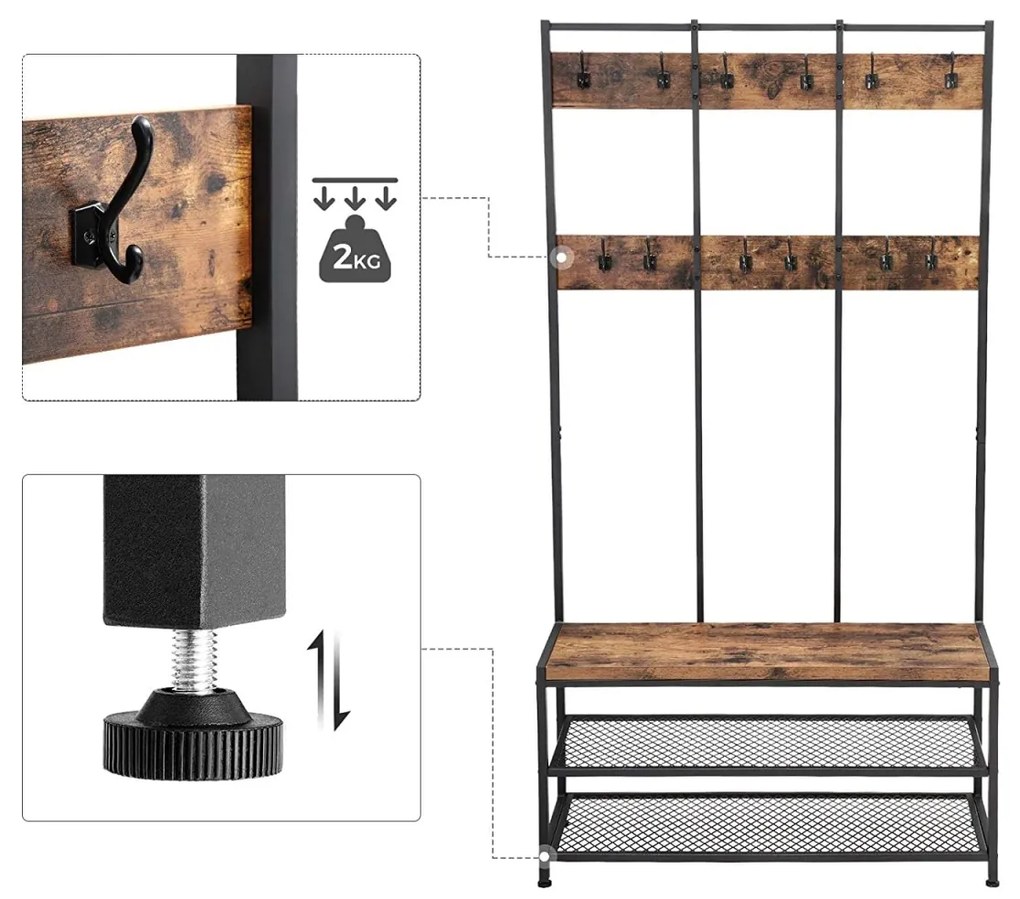 Vešiak do predsiene LOFT