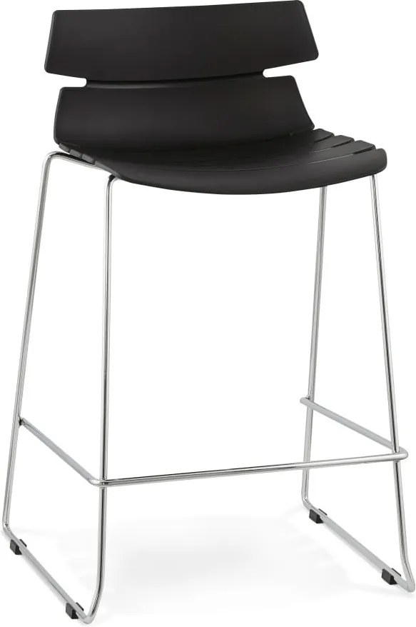 Čierna barová stolička Kokoon Reny, výška 64 cm