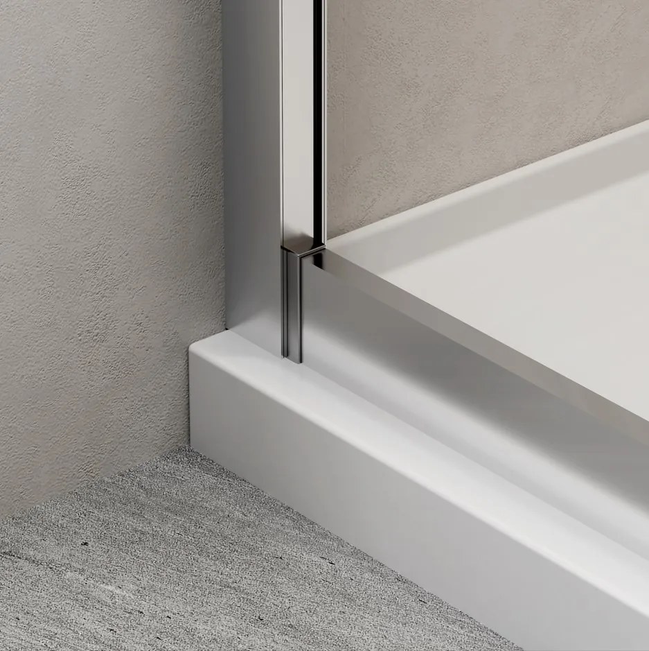 Erga Tucson, sprchový kút s posuvnými dverami 70(dvere) x 90(dvere) x 190 cm, 6mm číre sklo, chrómový profil, ERG-S02-TUCSON-D070D090-CL-CR