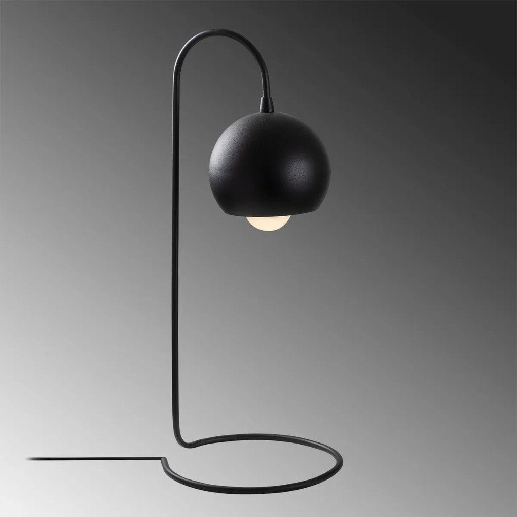 Stolová lampa Yilan II čierna