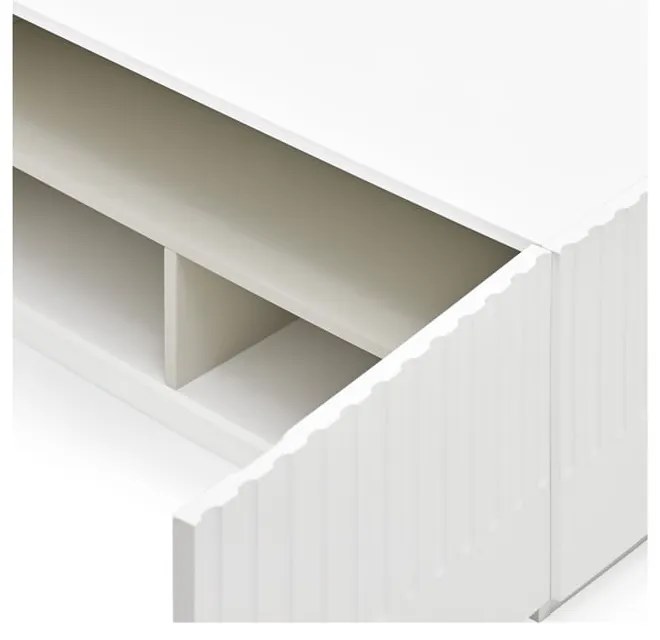 Biela TV komoda Teulat Doric