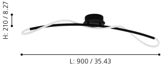 Eglo 99381 - LED Stropné svietidlo EGIDONELLA LED/20W/230V