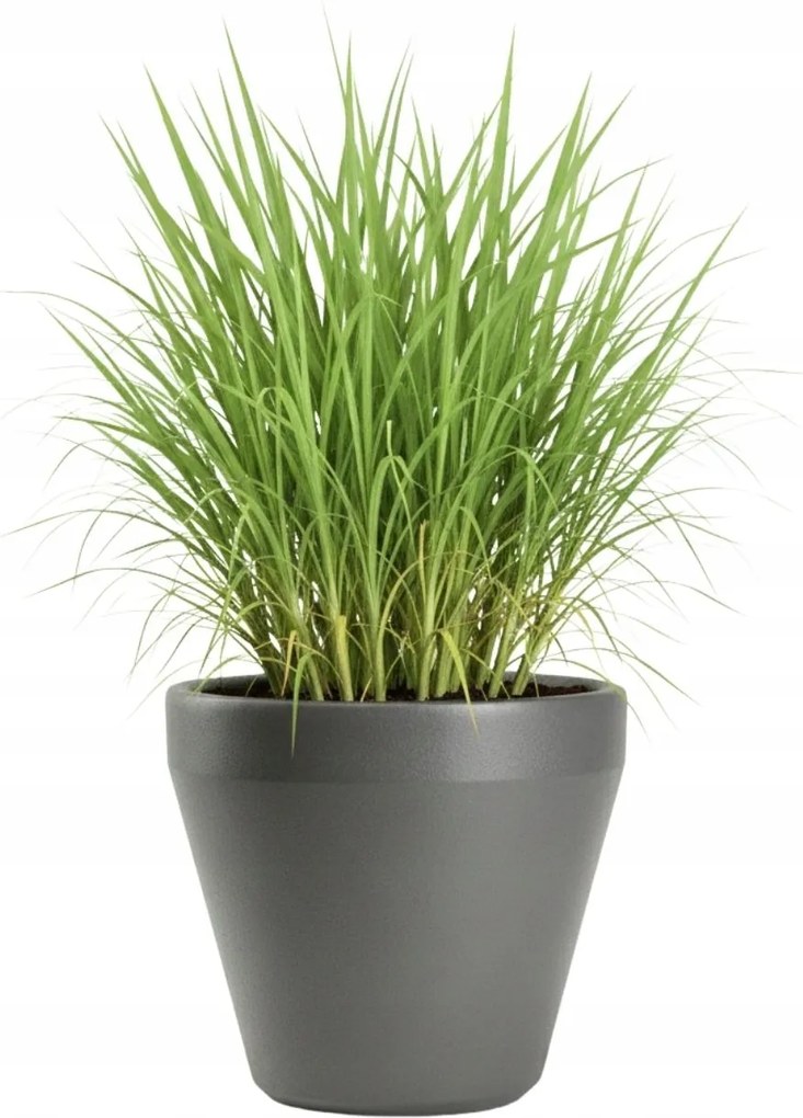 Sada 2 ks květináčů Purea 51,2x39,5/34,9x39,5 cm antracitová