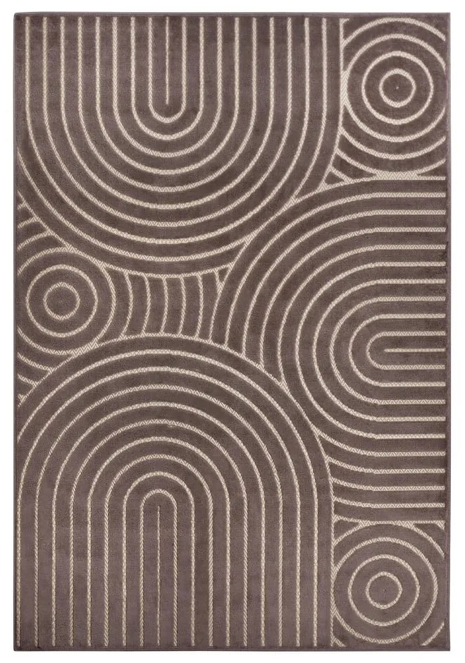 Hnedý koberec 57x90 cm Iconic Wave – Hanse Home