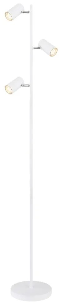 Globo 57910SW - Stojacia lampa ROBBY 3xGU10/5W/230V biela