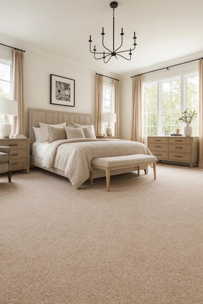 Condor Carpets, Metrážny koberec Prestige 75, na mieru, šíře 4m, béžová, ab (mriežka), detská izba