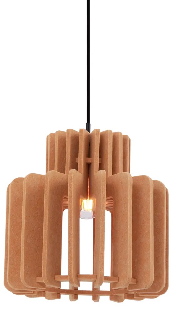 Retro závesná lampa oranžová - Felt