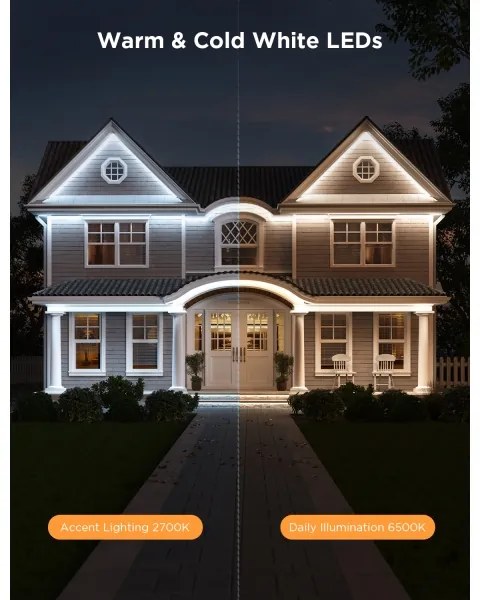 Govee - Outdoor Pro SMART RGBICWW vonkajší LED pásik 10m Wi-Fi IP65