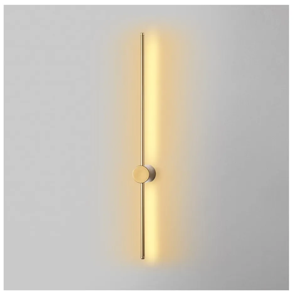 LED nástenné svietidlo v zlatej farbe ø 7 cm Sword – Opviq lights