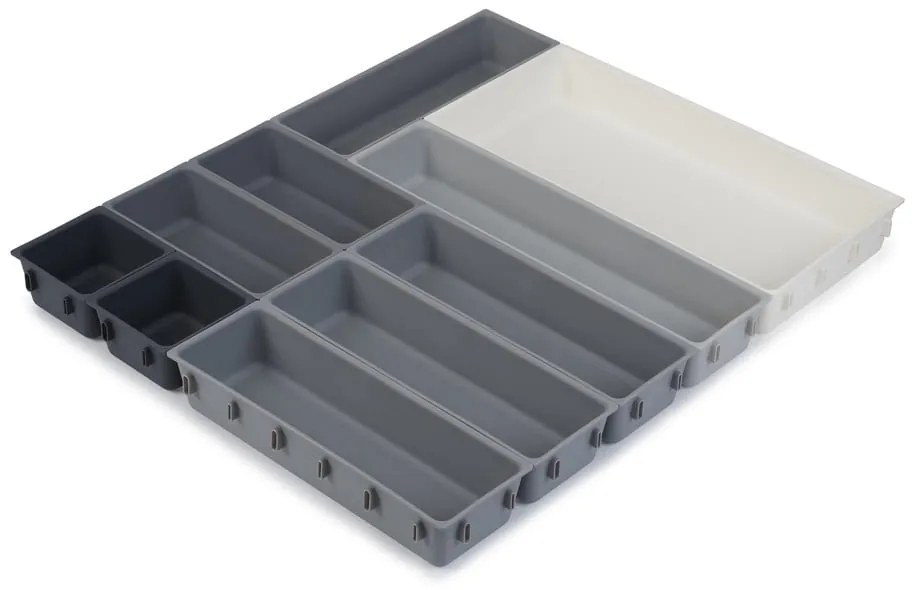 Sivý variabilní organizér do zásuvky Joseph Joseph Blox