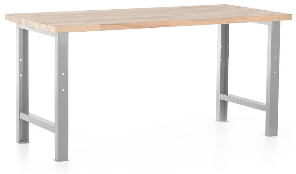 Dielenský stôl Basic 170 x 80 cm, sivá