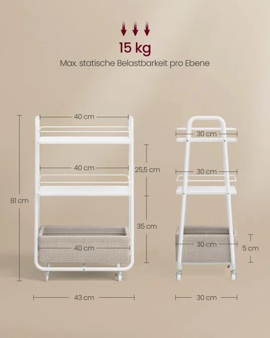 Pojazdný regál LRC001WB01