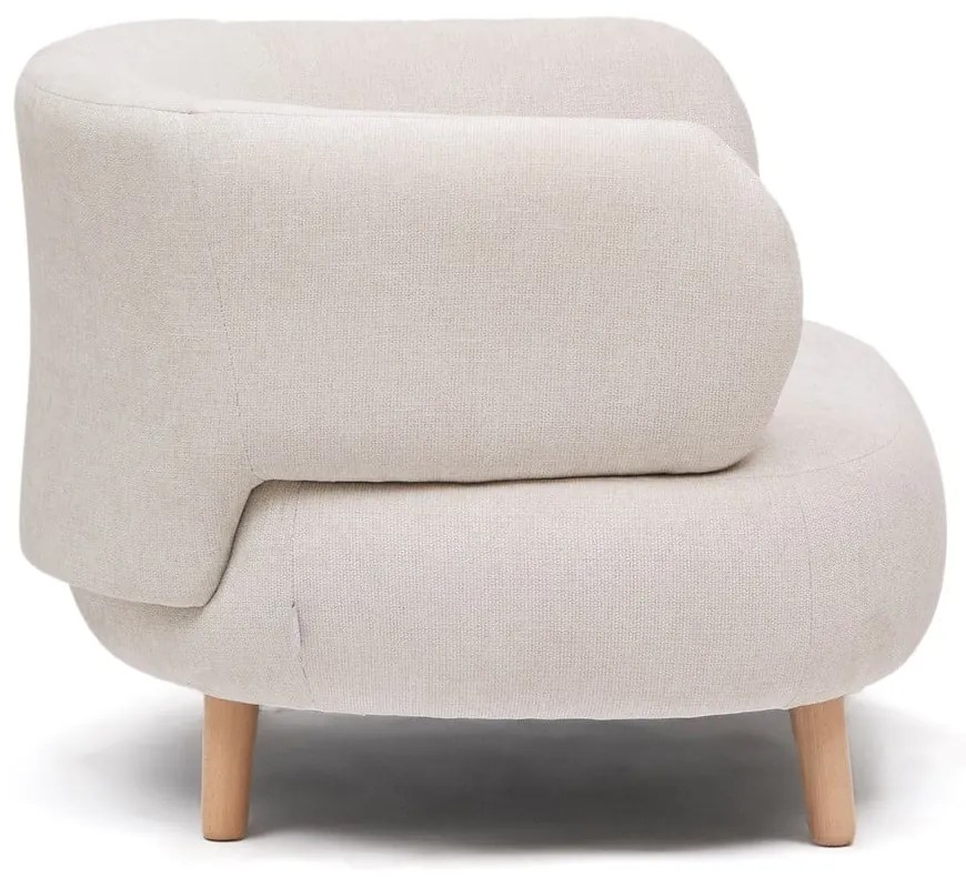 Béžové ženilkové kreslo Luisa – Kave Home