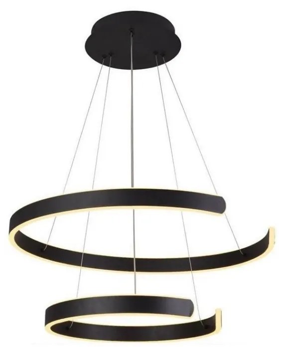 LED Stmievateľný luster na lanku LED/120W/230V 3000-6500K + diaľkové ovládanie