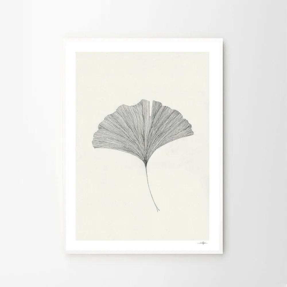 The Poster Club Plagát Ginkgo Leaf by Ana Frois A4 (21x27cm)