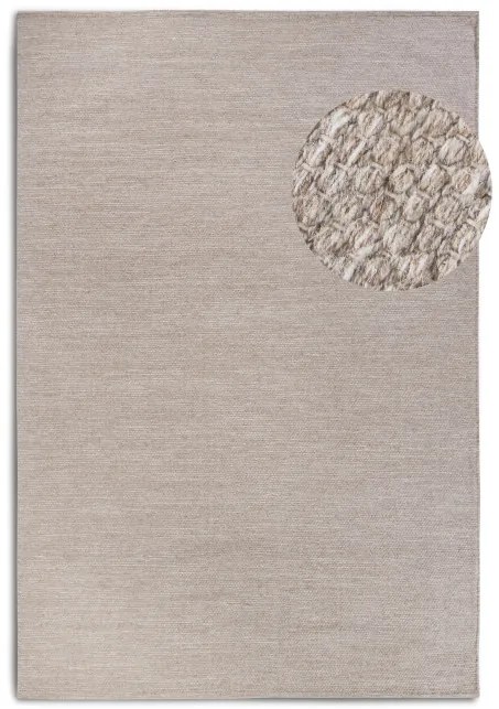 Obojstranný koberec Elle Decoration DELHI Pradesh linen biely