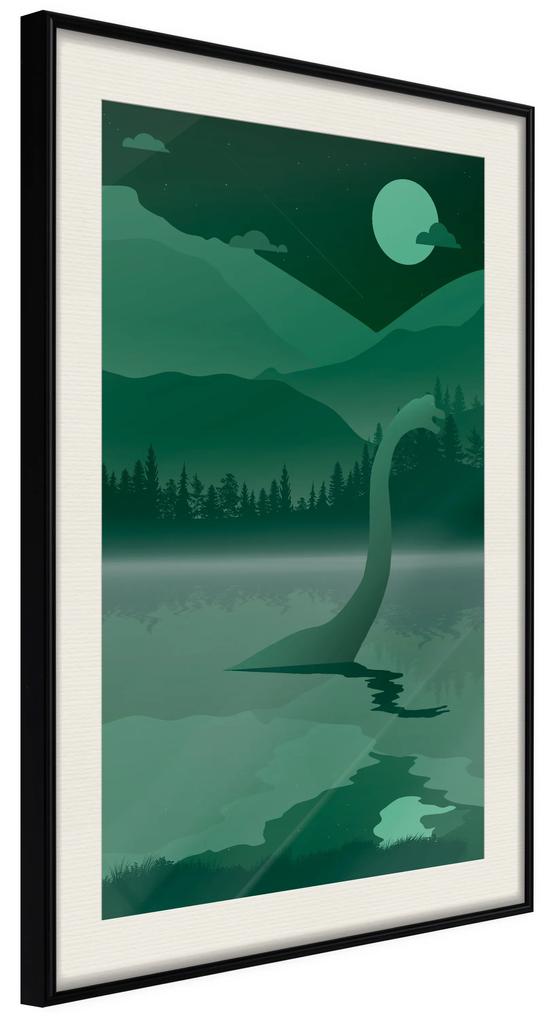 Artgeist Plagát - Loch Ness [Poster] Veľkosť: 30x45, Verzia: Čierny rám
