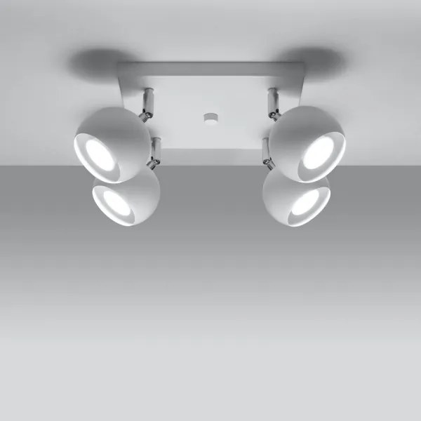 Sollux SL.0440 - Stropné bodové svietidlo OCULARE 4xGU10/10W/230V