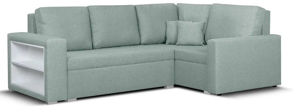 Rohová sedacia súprava s funkciou spania MODO4 Mätový
