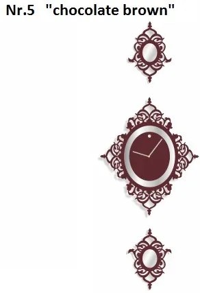 Luxusné nástenné hodiny vanilla-ecru
