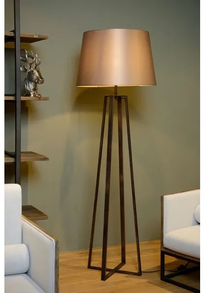 Lucide 31798/81/97 - Stojacia lampa COFFEE 1xE27/60W/230V hnedá