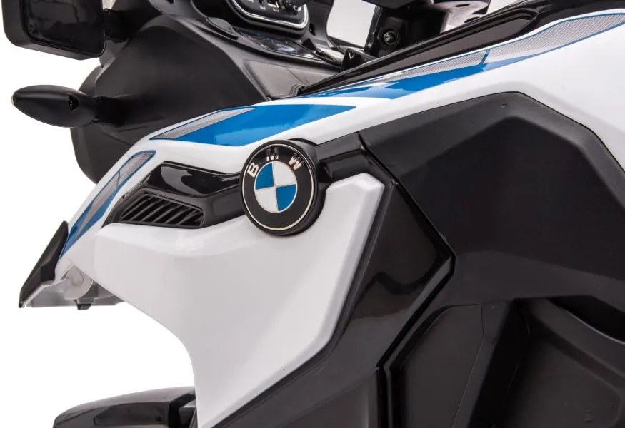 LEAN CARS Policajná batéria na motocykel JT5002B White