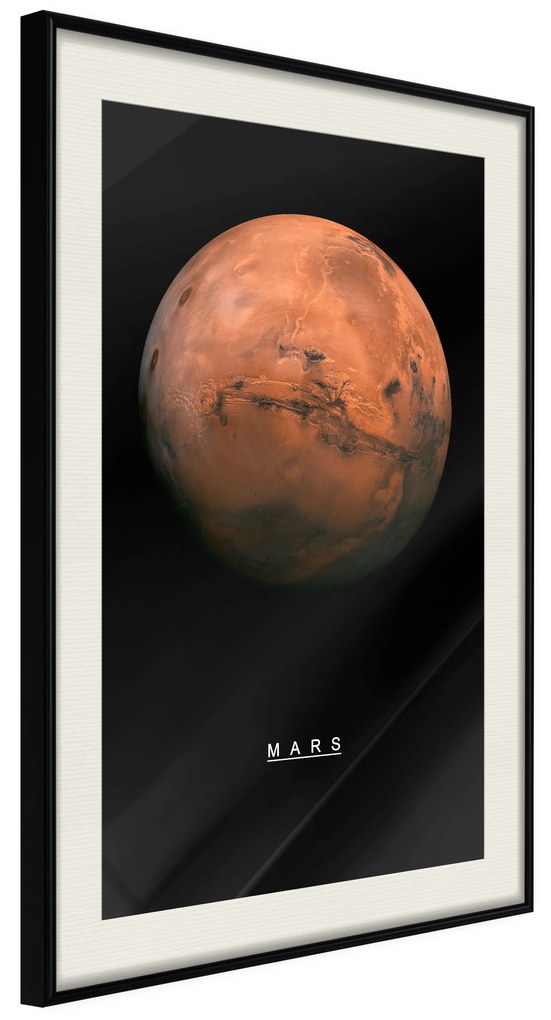 Artgeist Plagát - Mars [Poster] Veľkosť: 20x30, Verzia: Zlatý rám s passe-partout