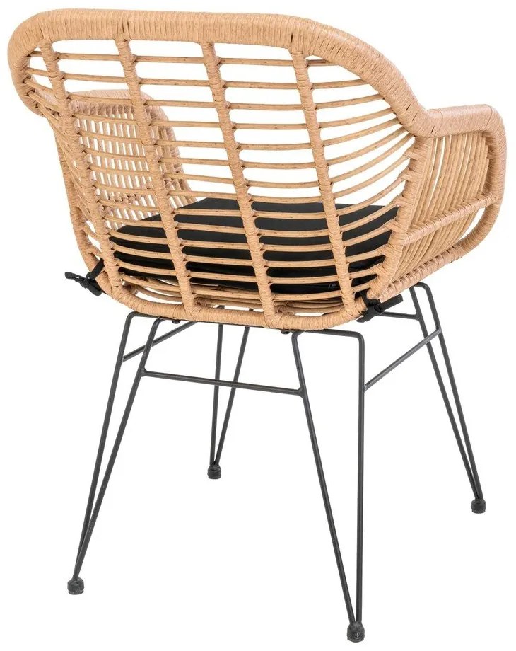 Set 2 záhradných kresiel z umelého ratanu House Nordic Trieste