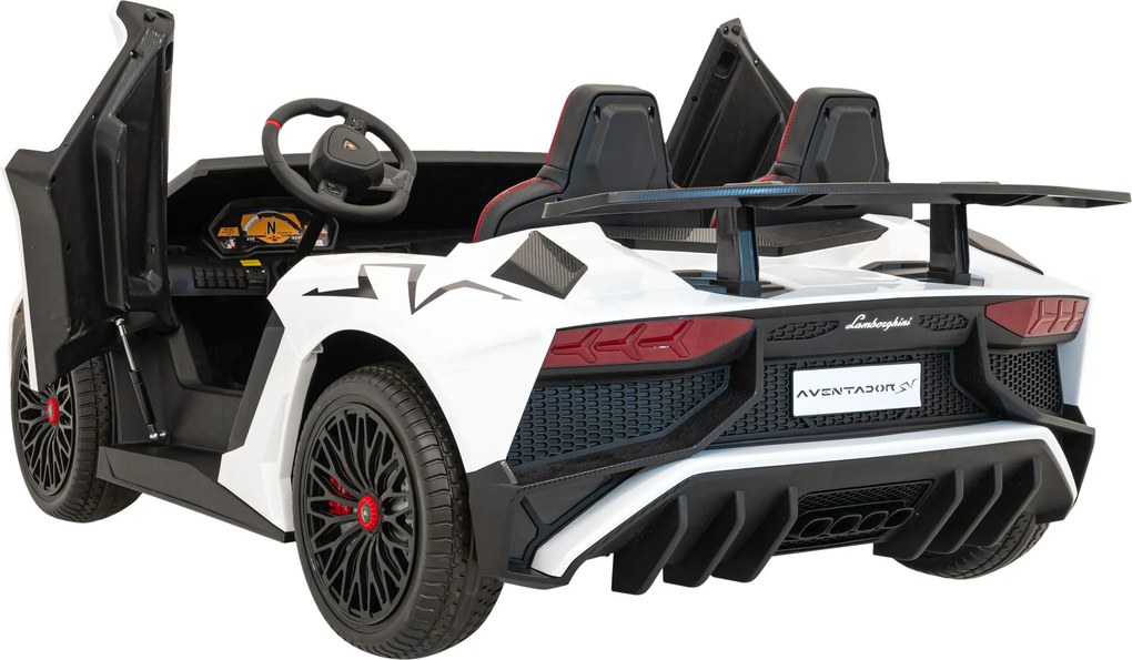 Ramiz Elektrické autíčko Lamborghini Aventador SV pre 2 deti biele
