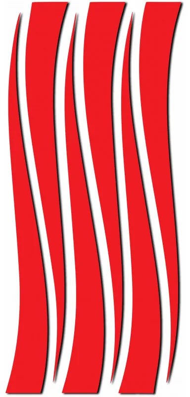 3D nálepky a samolepky, zrkadlové, farebné, dekoračné nálepky I SENTOP OX007- 3D modern stickers