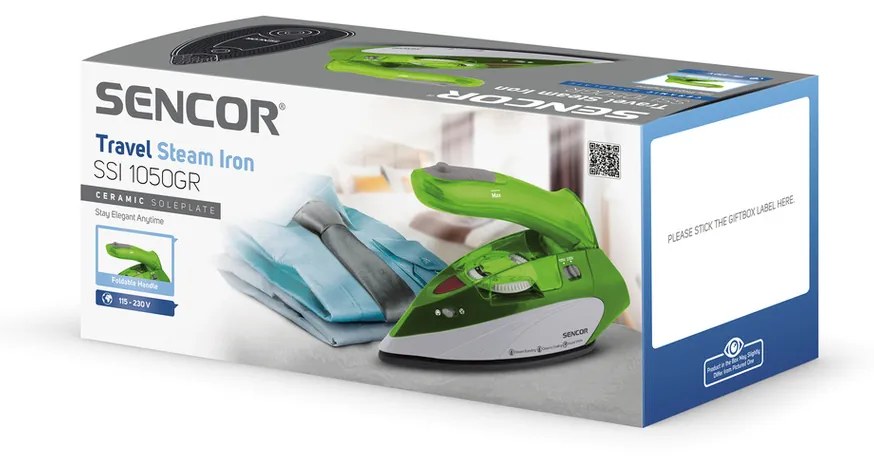 Sencor SSI 1050GR cestovná naparovacia žehlička