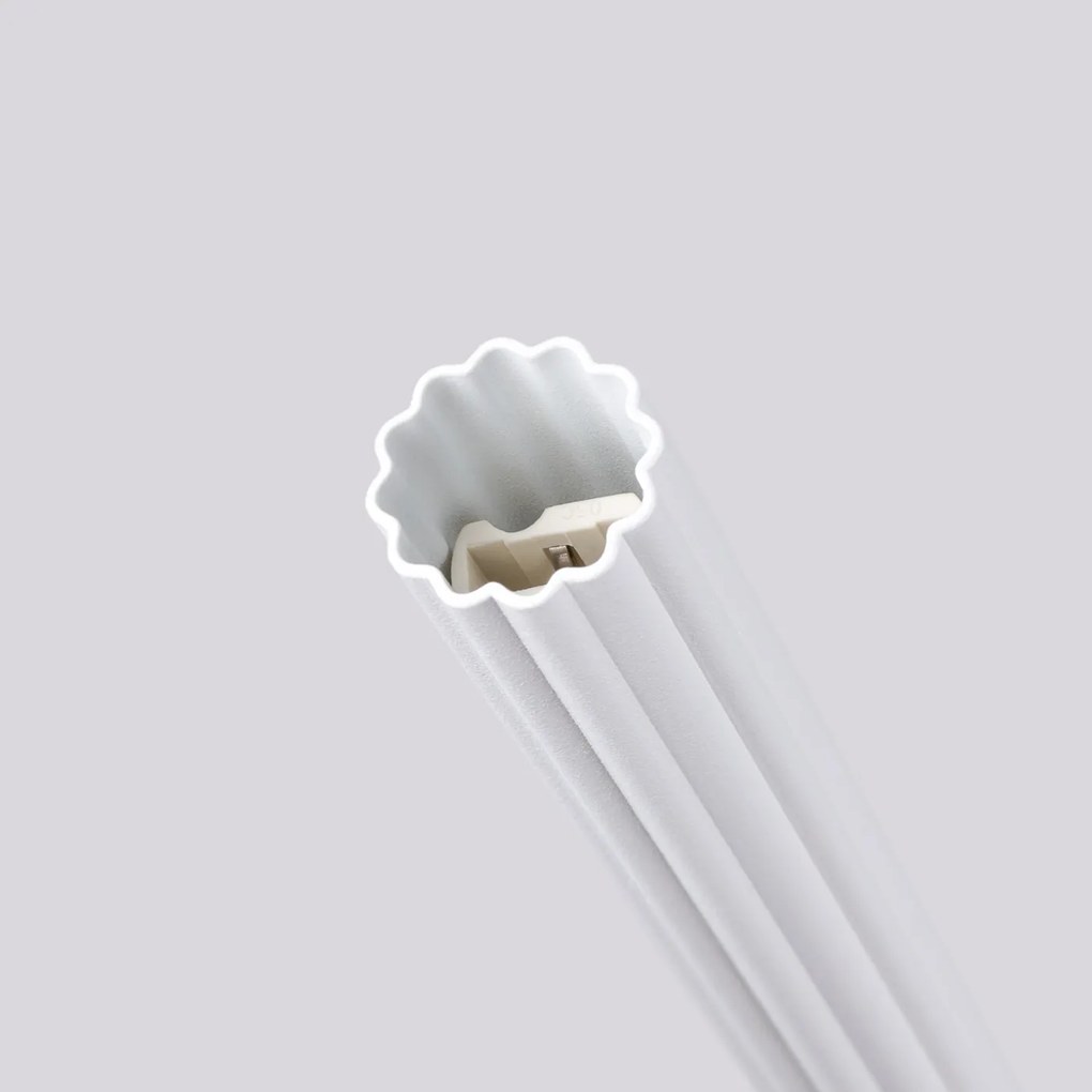 Závesné svietidlo Arche, 2x biele kovové tienidlo, o