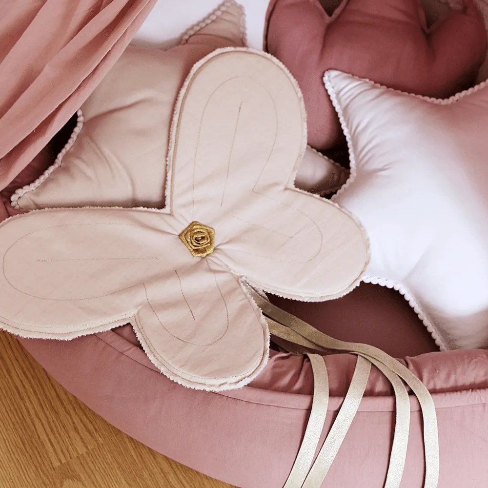 Mini hniezdo pre deti sýto ružová