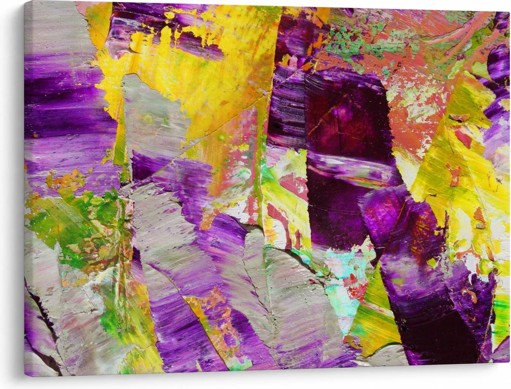 Obraz abstrakcie - maľba (70x50 cm)