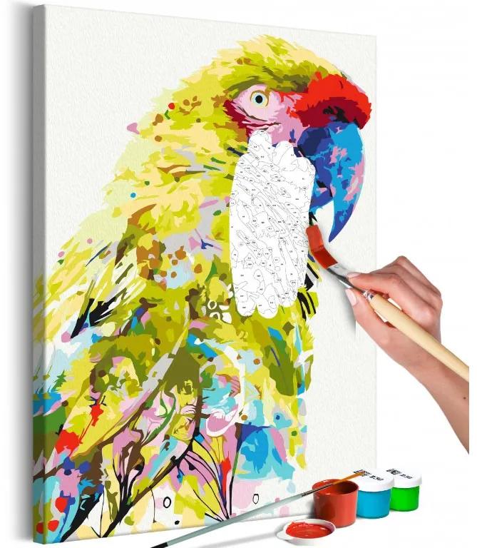 Obraz - maľovaný podľa čísel Tropical Parrot