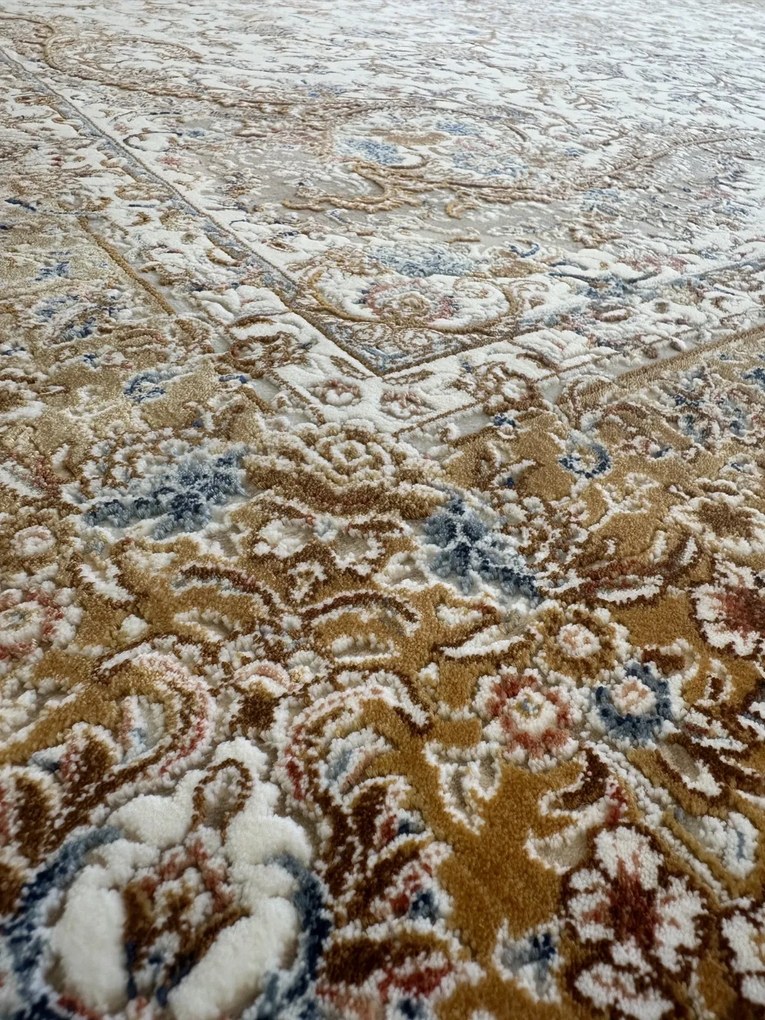 BE Koberec Miras 1200 CREAM – krémový obdĺžnikový Rozmer: 200x300 cm