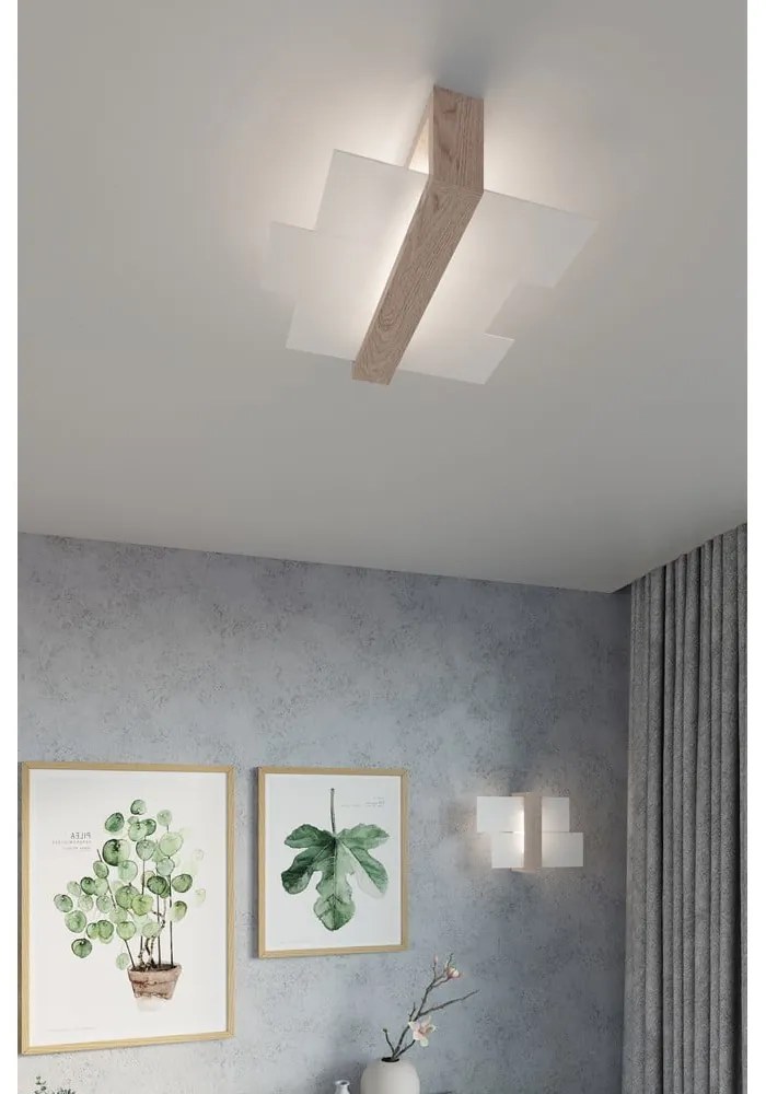 Nástenné svietidlo Nice Lamps Leda Natural