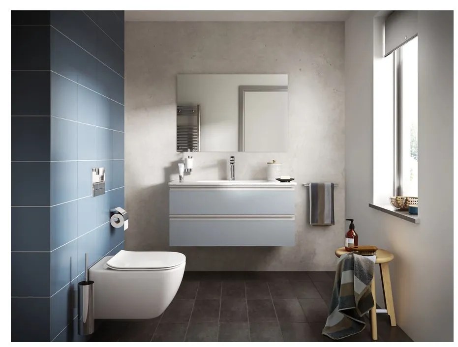Ideal Standard Tesi - závesné WC s doskou SoftClose, AquaBlade, biela, T354601