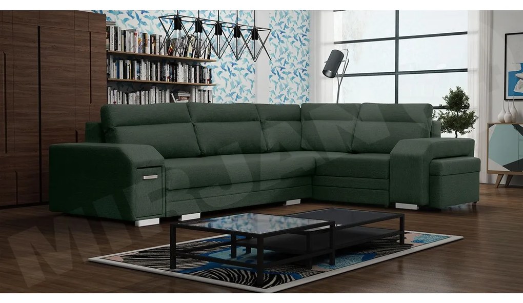 Rohová sedačka s barom Florio, Strana: ľavá, Dostupné poťahy: Inari 94