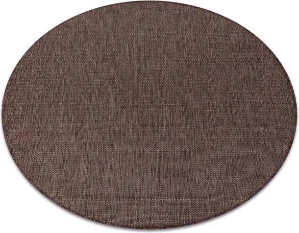 Koberec SIZAL SION A5165A hnedý kruh