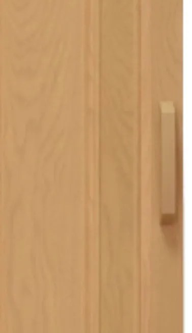 Skladacie dvere 004 02 svetlý dub 90 cm