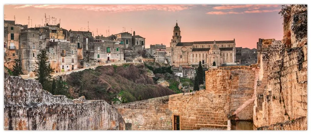 Obraz - Gravina in Puglia, Taliansko (120x50 cm)